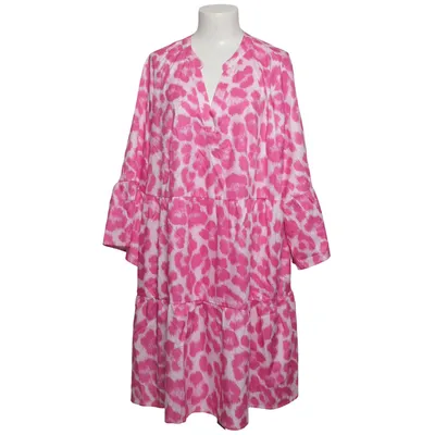 Klänning (Rosa, Vit) från Shein Curve Polyester