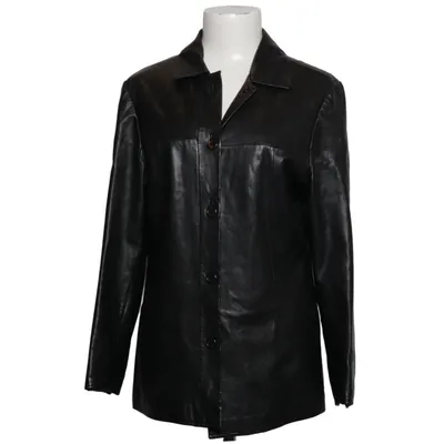 Jacket (Black) from Peek & Cloppenburg Acetate, Leather, Polyamide