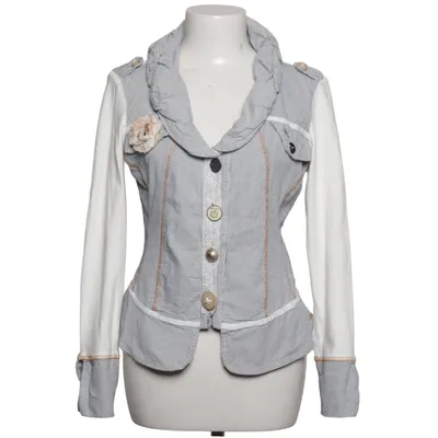 Blazer (Blue, White) from Elisa Cavaletti Cotton, Elastane