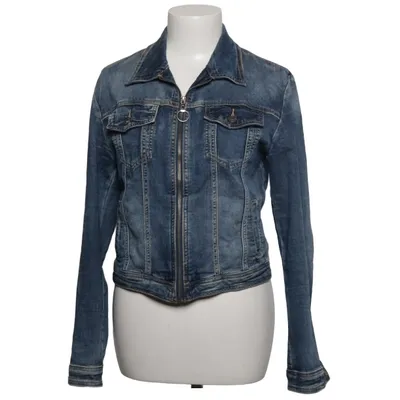 Denimjakke (Blå) fra Denim Bomuld, Elastan, Polyester