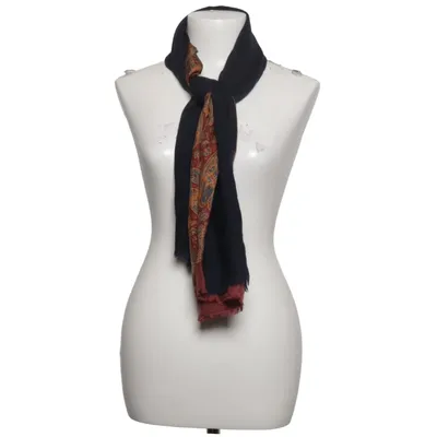 Scarf (Blue, Multicolored) from C&A Silk, Wool