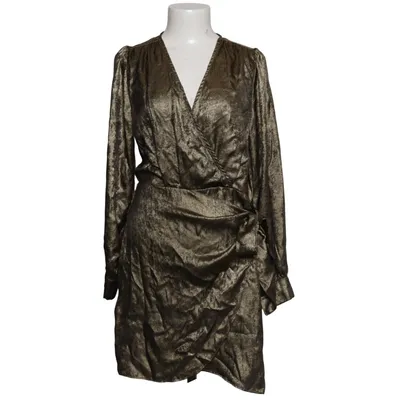 Robe portefeuille (Or, Noir) de Retro & Icone Polyester