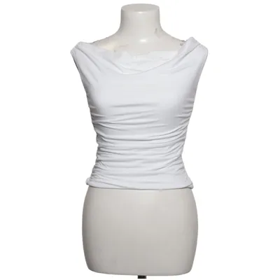 Top (Hvid) fra Abercrombie & Fitch Bomuld, Elastan, Modal