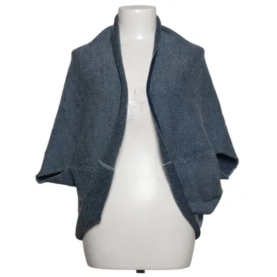 Cardigan (Bleu) de Madness Laine de mouton, Coton biologique