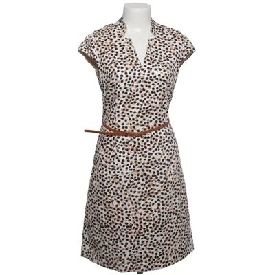 Dress (White, Brown, Black) from Comma Cotton, Elastane