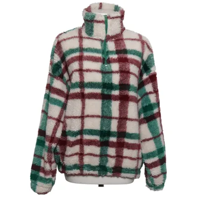 Fleecetröja (Vit, Röd, Grön) från 24Colours Bomull, Polyester