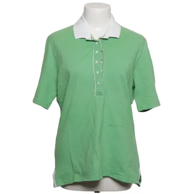 Polotrøje (Grøn, Hvid) fra Clarina Collection