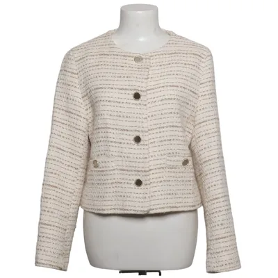 Blazer (Weiß, Braun) von Zara Acetat