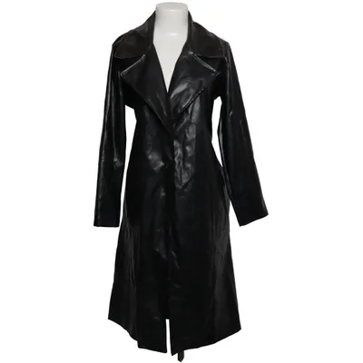 Frakke (Sort) Polyurethan, Viscose