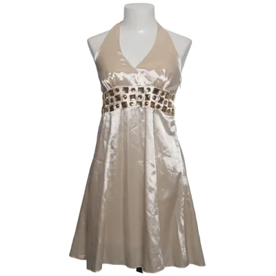 Cocktailkjole (Beige) fra Fashion Wave Elastan, Polyester
