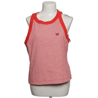 Tanktop  (Rød, Hvid) fra Wrangler Bomuld, Elastan