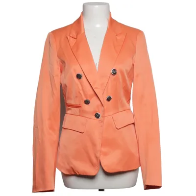 Blazer (Orange) from Attentif Cotton, Elastane, Polyester