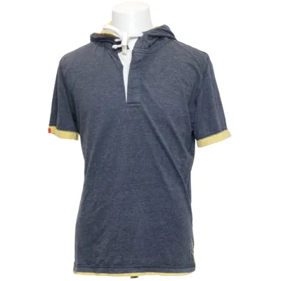 Short sleeve hoodie (Blue, Yellow) from Grin & Bear