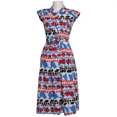 Shirt dress (White, Multicolored) from Intrend
