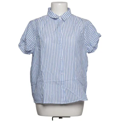 Chemise à manches courtes (Bleu, Blanc) de Street One Coton
