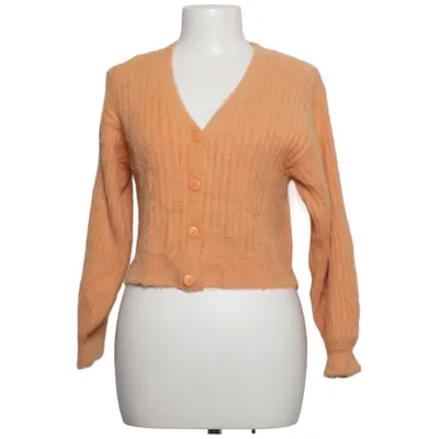 Cardigan (Orange) from Bershka Polyamide, Polyester, Viscose