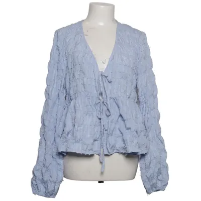 Slå-om bluse (Blå) fra MbyM Polyester