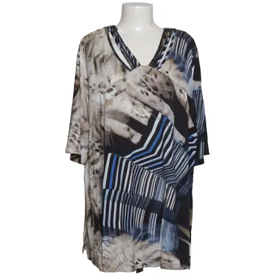 Top (Blauw, Zwart, Beige) van Chalou Elastaan, Viscose