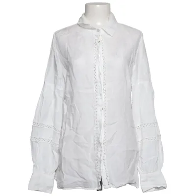 Blouse (Wit) van 120% Lino Linnen