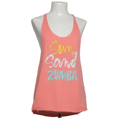Träningslinne (Rosa, Flerfärgad) från Zumba Bomull, Polyester
