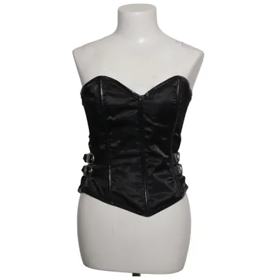 Corset (Black) from Poizen Industries Cotton, Polyester