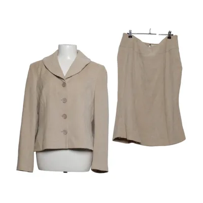 Skirt suit (Beige) from Kaliko Acetate, Elastane, Viscose, Wool