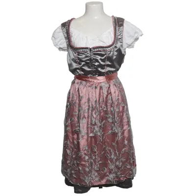 Dirndl (Gray, Pink, White) from Amzhoter Cotton, Polyester