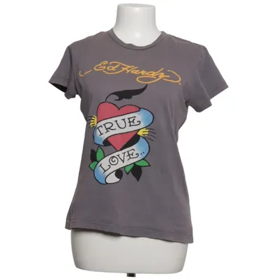 T-shirt (Grå, Flerfarvet) fra Ed Hardy Bomuld