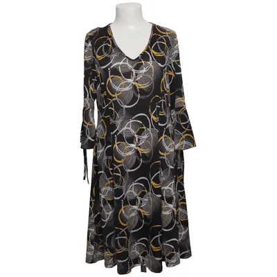 Jurk (Zwart, Meerkleurig) van Liberty Woman Elastaan, Polyester