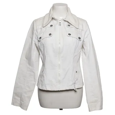 Denim jacket (White) from Background Cotton