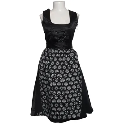 Dirndl (Black, White) from Black Premium Polyester, Viscose