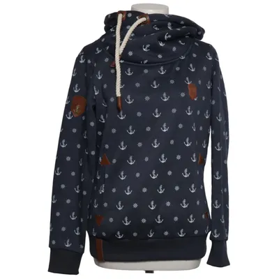 Sweat à capuche (Bleu) de Vinte Coton, Polyester