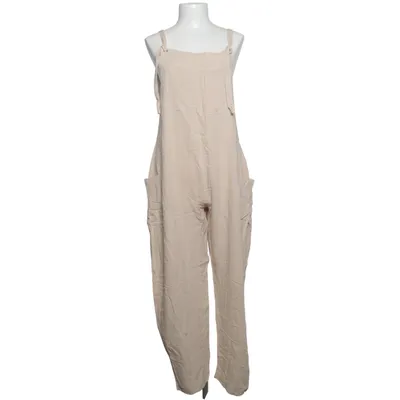Hängselbyxor (Beige) från Manda Linne, Viskos
