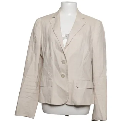Kavaj (Beige) från ESPRIT Collection Bomull, Linne, Polyester