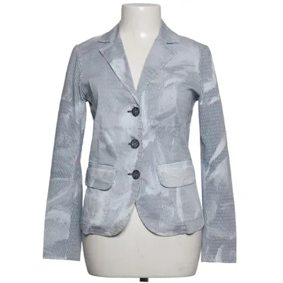 Blazer (Blå, Hvid) fra Funky Staff Bomuld, Elastan