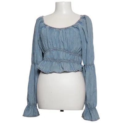 Crop top (Bleu) de Perfect Jeans Gina Tricot Coton biologique