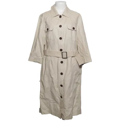 Shirt dress (Beige) from Anna Cotton, Linen