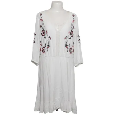 Kjole (Hvid, Flerfarvet) fra Bodyflirt Bomuld, Polyester