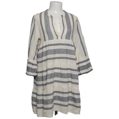 Dress (White, Blue) from August