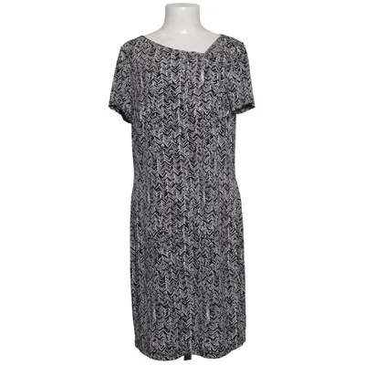 Klänning (Svart, Vit) från Anne L Elastan, Polyester