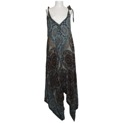 Maxi dress (Blue, Brown, Multicolored) from Guru Shop