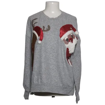 Julesweater (Grå, Flerfarvet) fra Clockhouse Elastan, Polyester