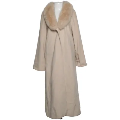 Coat (Beige) from Un Jour Ailleurs Polyamide, Wool