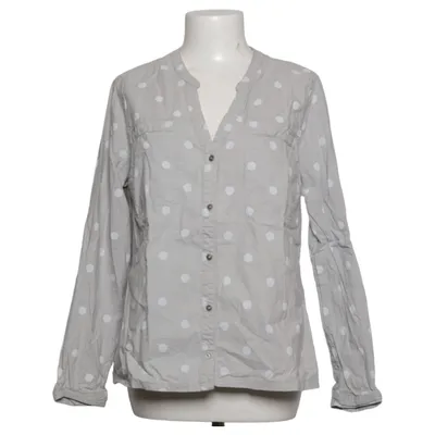 Blouse (Gray, White) from Roadsign Cotton