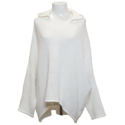 Capuchon sweater (Wit) van PM Selected Acryl, Polyester, Viscose, Wol