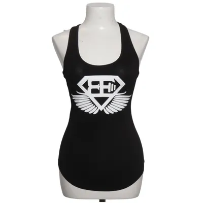 Débardeur de sport (Noir) de Body Engineers Coton, Élasthane