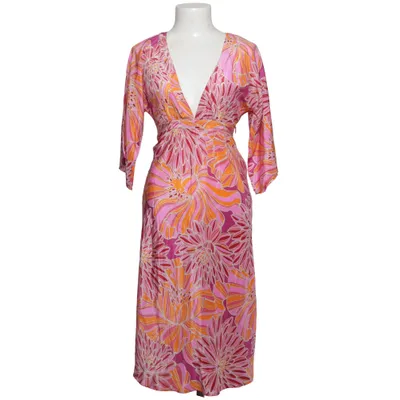 Wrap dress (Pink, Orange, Red) from Hallhuber Trend Silk
