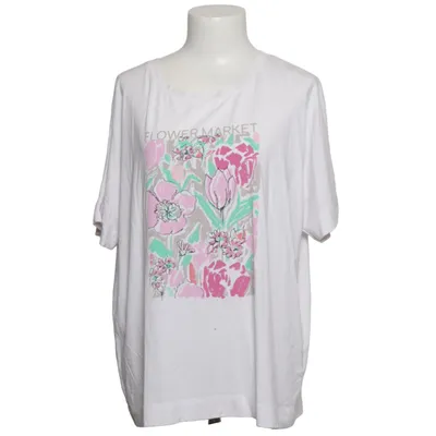 T-shirt (Hvid, Flerfarvet) fra Chelsea Rose NYC Bomuld, Elastan, Modal