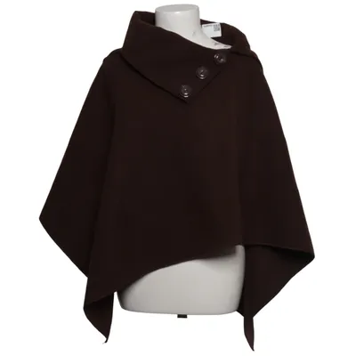 Poncho (Bruin) van Luigi Viscose, Wol