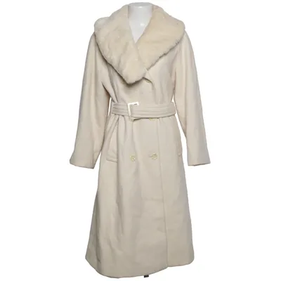 Coat (Beige) from Anne Weyburn Acrylic, Cashmere, Polyamide, Polyester, Wool
